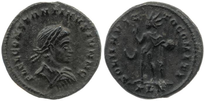 RIC VII Londinium 145, реверс, Британский музей