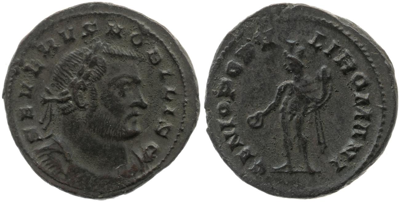 RIC VI Londinium 63a, аверс, Британский музей