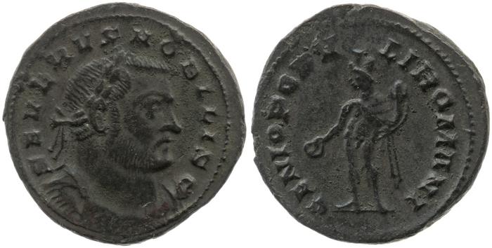 RIC VI Londinium 63a, реверс, Британский музей
