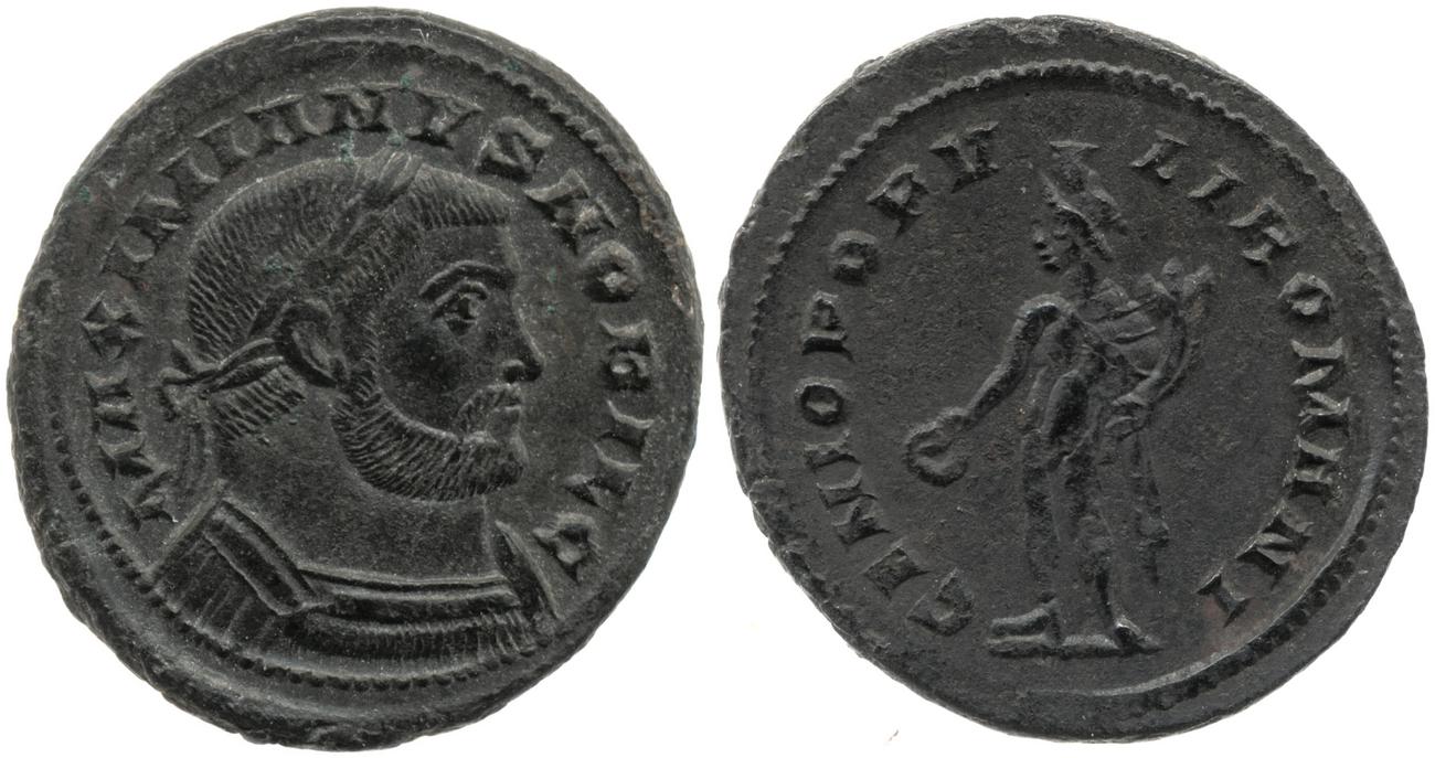RIC VI Londinium 33, аверс, Британский музей