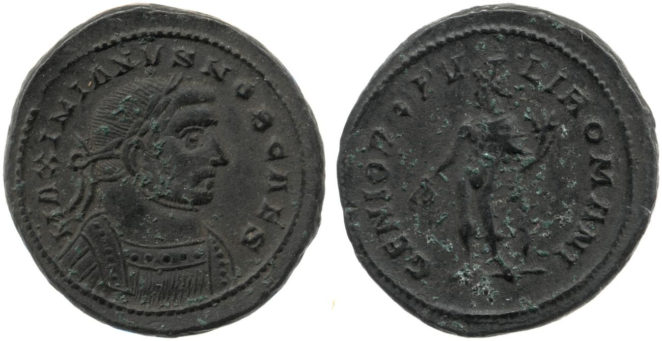 RIC VI Londinium 15, аверс, Британский музей