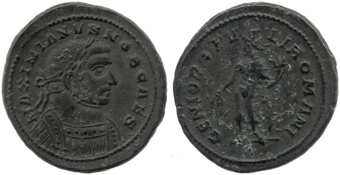 RIC VI Londinium 15, реверс, Британский музей
