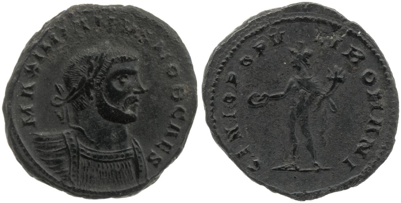 RIC VI Londinium 15, аверс, Британский музей
