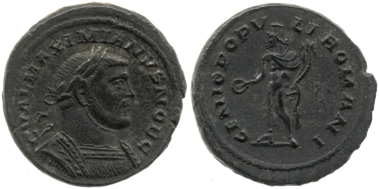 RIC VI Londinium 14b, аверс, Британский музей