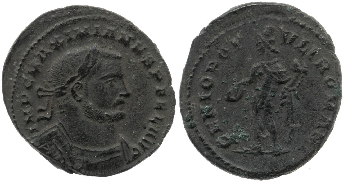 RIC VI Londinium 41, аверс, Британский музей