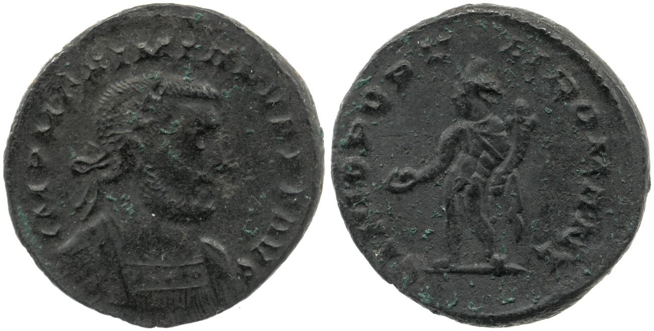 RIC VI Londinium 52b, аверс, Британский музей