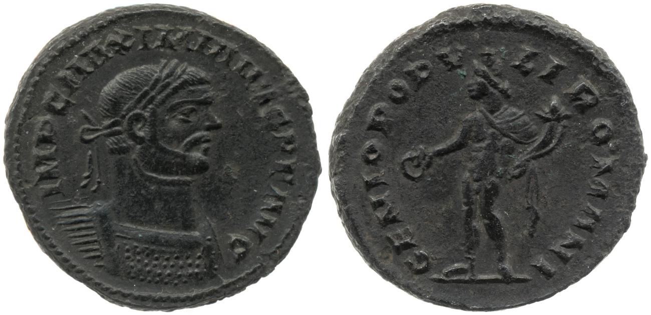 RIC VI Londinium 6b, аверс, Британский музей