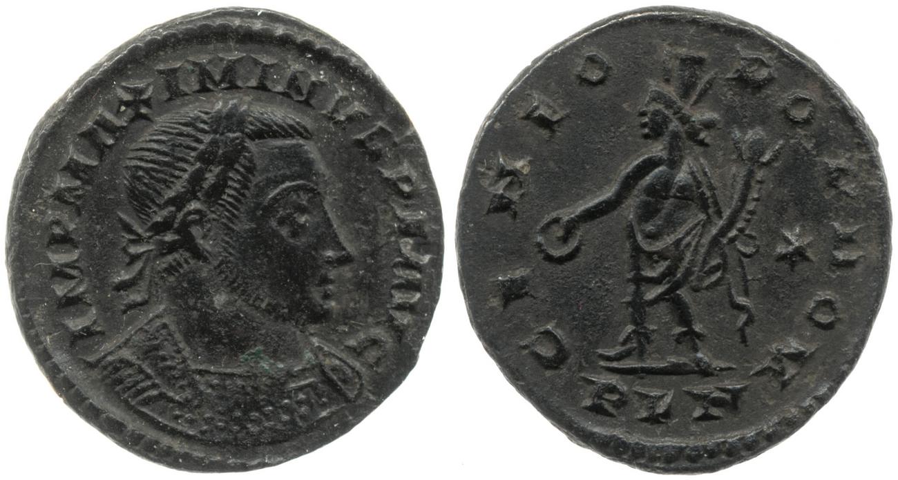 RIC VI Londinium 209b, аверс, Британский музей