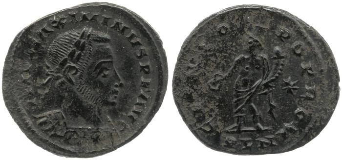 RIC VI Londinium 209b, реверс, Британский музей