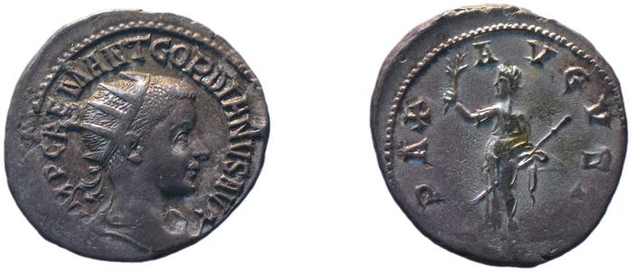 RIC IV Gordian III 189A, реверс, bm