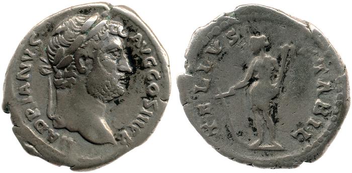 RIC II, Part 3 (second edition) Hadrian 2052, реверс, bm