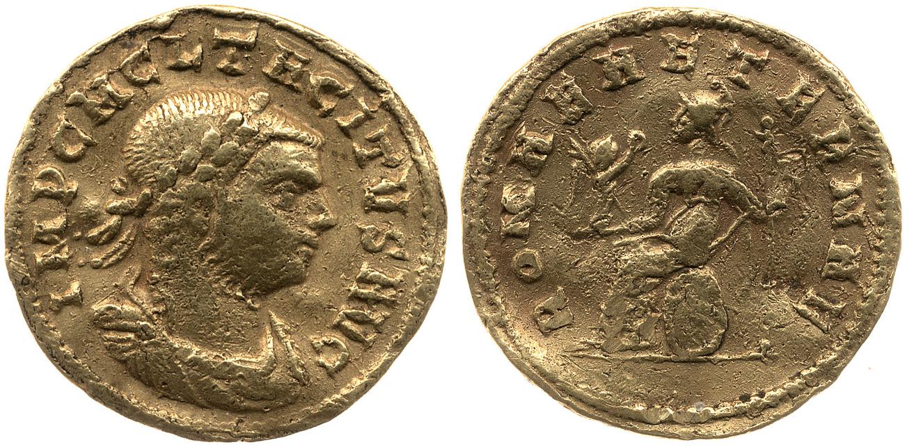 obverse RIC V Tacitus 75