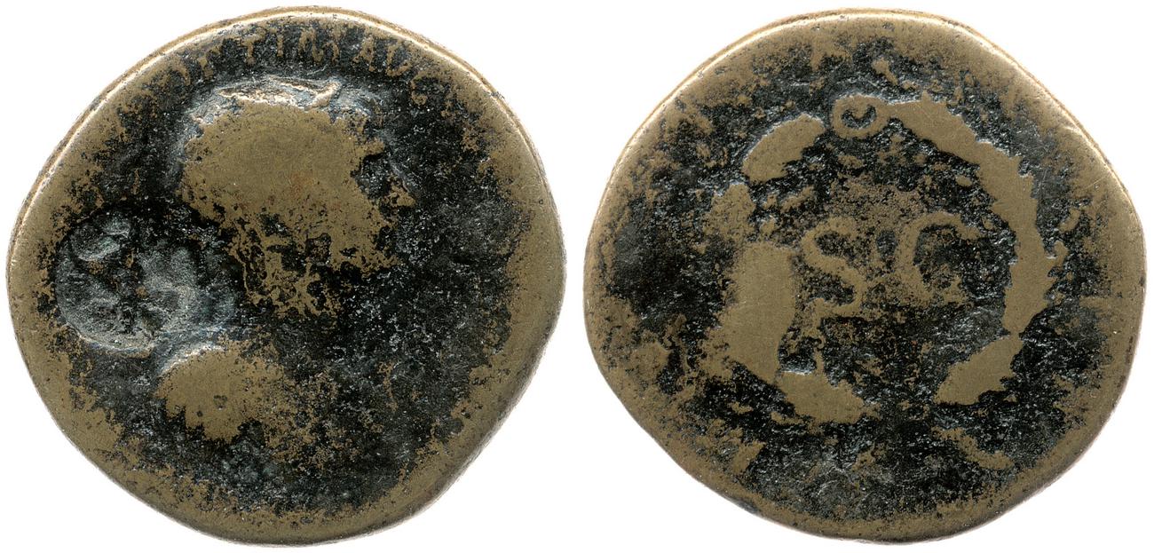 RIC II Trajan 659, аверс, bm