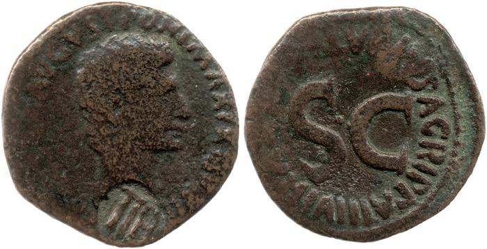 RIC I (second edition) Augustus 427, реверс, bm