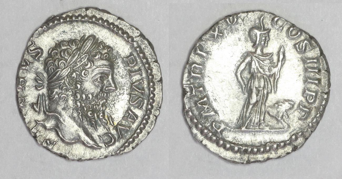 RIC IV Septimius Severus 207, аверс, Британский музей