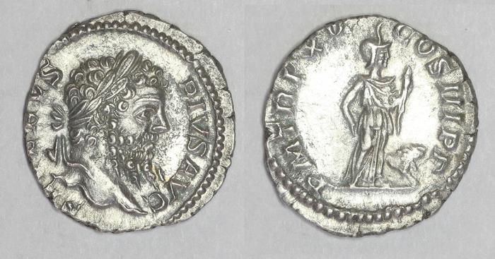 RIC IV Septimius Severus 207, реверс, Британский музей