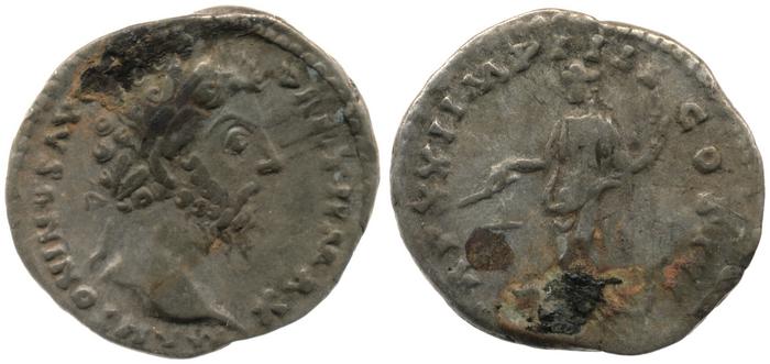RIC III Marcus Aurelius 171, реверс, bm