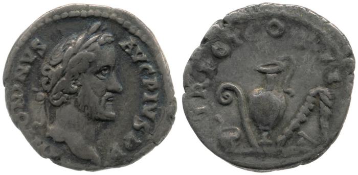 реверс RIC III Antoninus Pius 57