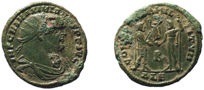 RIC VI Alexandria 46b, реверс, bm