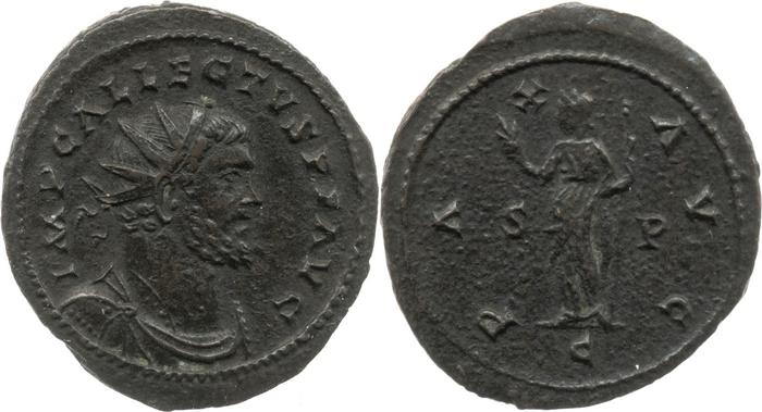 RIC V Allectus 86, реверс, bm