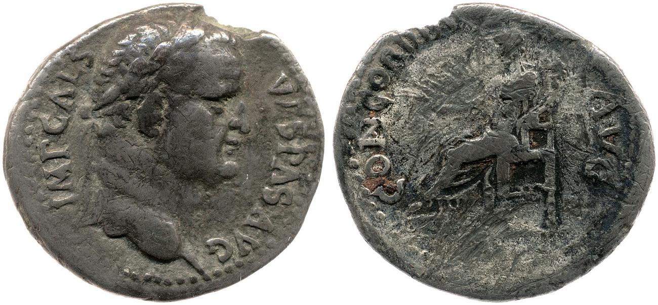 аверс RIC II, Part 1 (second edition) Vespasian 1394