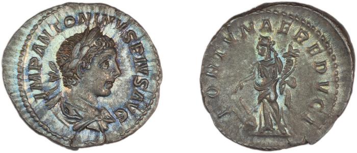 RIC IV Elagabalus 83A, реверс, bm
