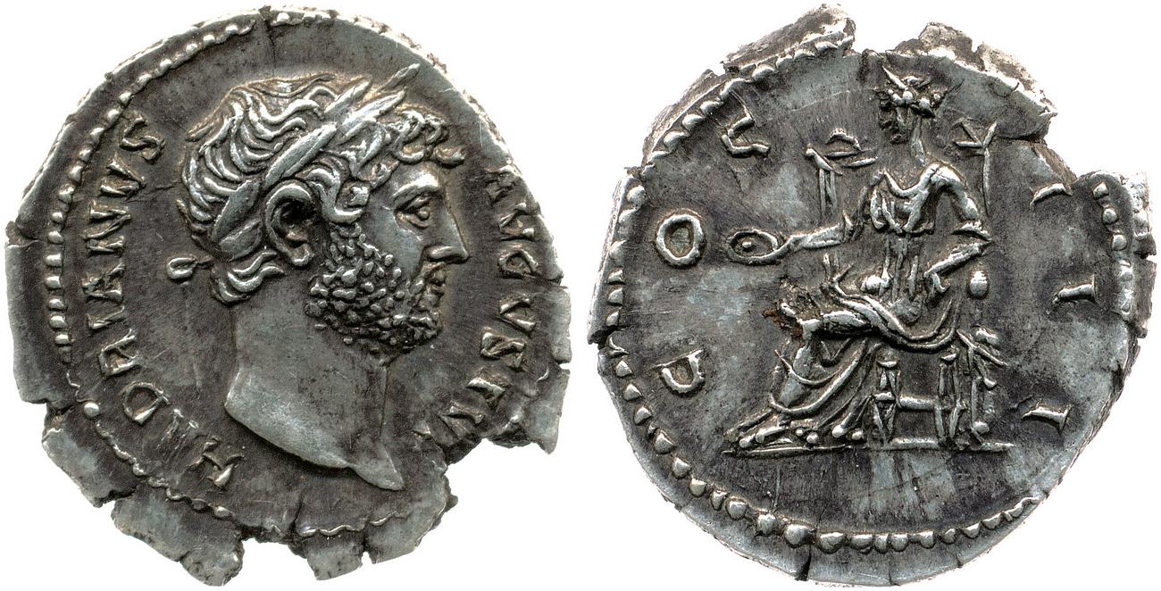 RIC II, Part 3 (second edition) Hadrian 716, аверс, Британский музей