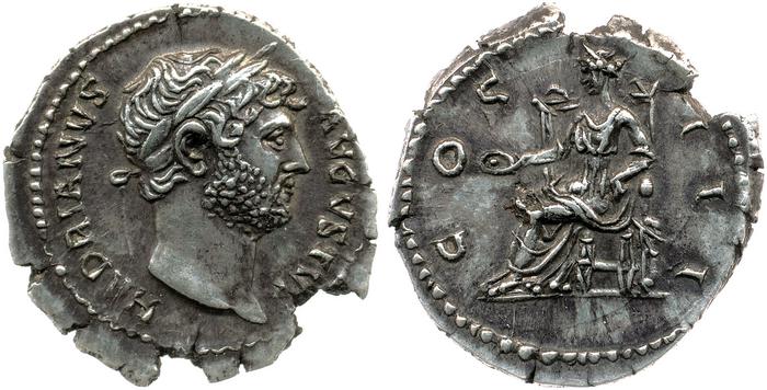 RIC II, Part 3 (second edition) Hadrian 716, реверс, Британский музей