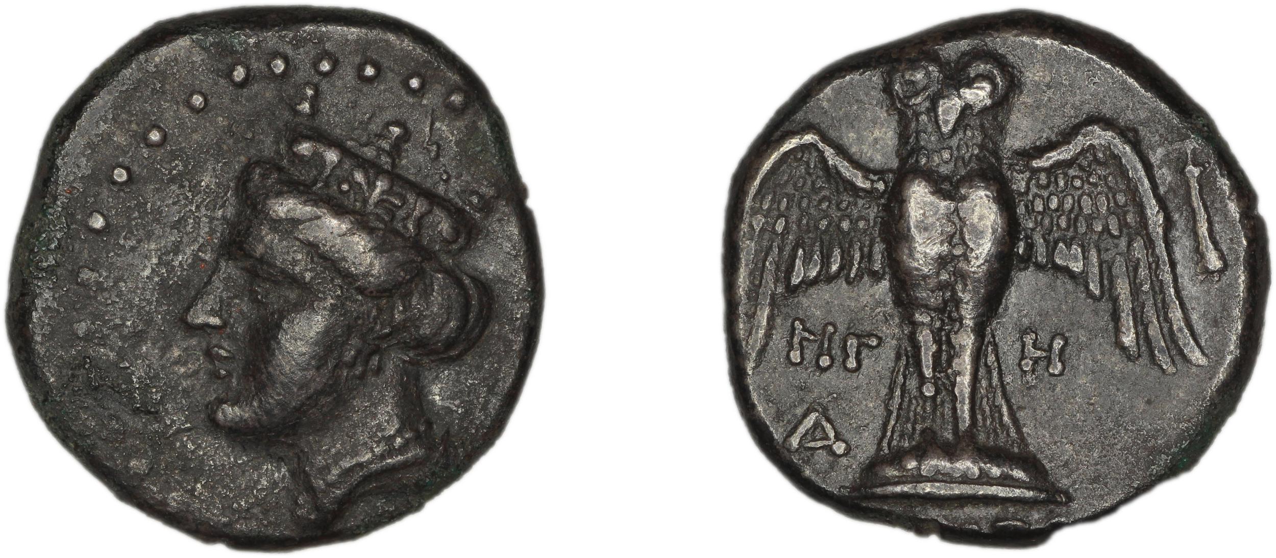 Amisus Waddington 1925 1, аверс, bm