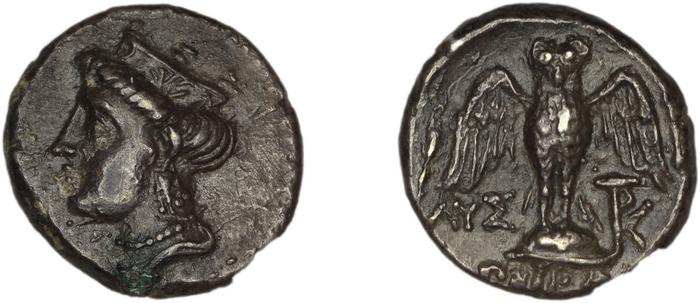 Amisus Waddington 1925 1, реверс, bm