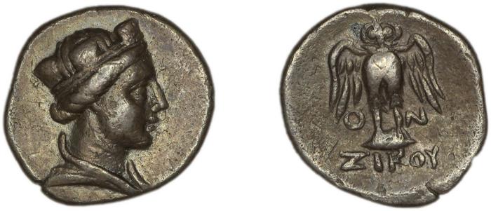Amisus Waddington 1925 11a, реверс, bm