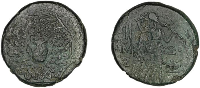 Amisus Waddington 1925 44, реверс, bm