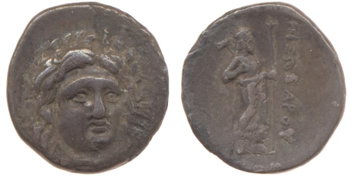 Pixodarus of Caria Halicarnassus Konuk 1998 A1, реверс, Британский музей