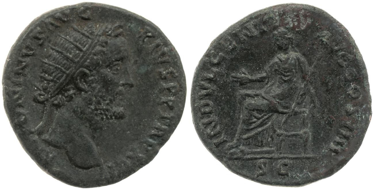 аверс RIC III Antoninus Pius 907
