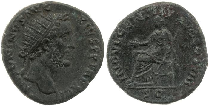 реверс RIC III Antoninus Pius 907