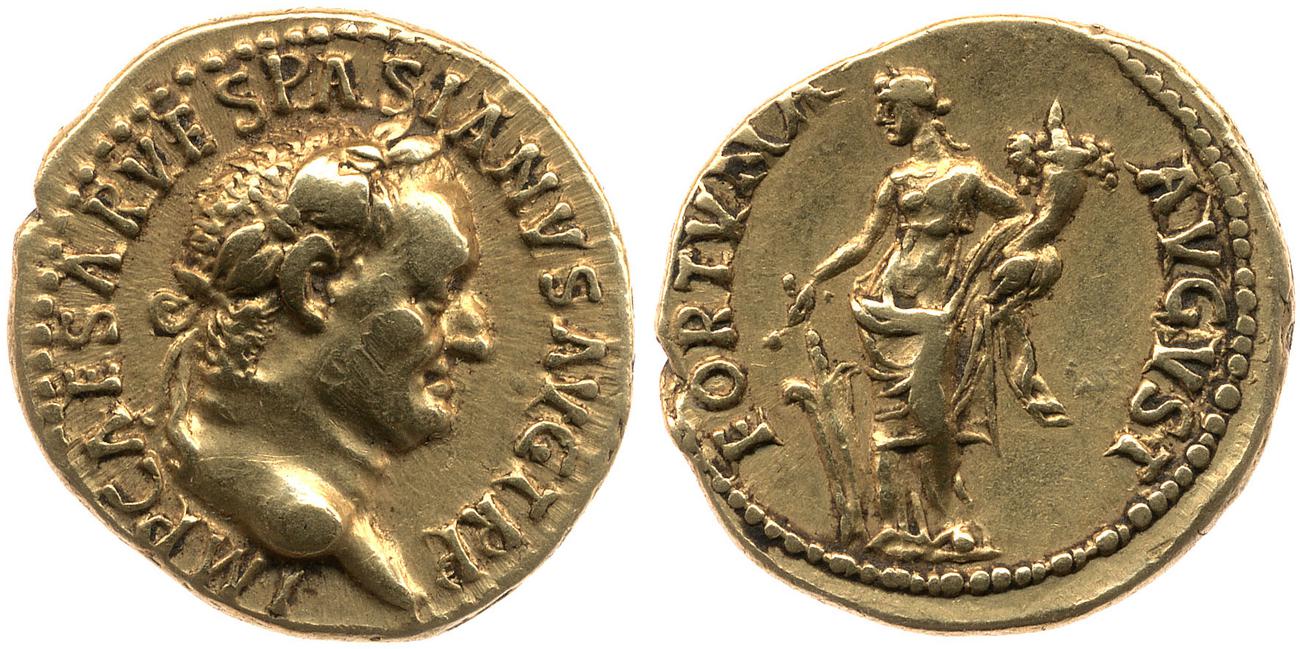 obverse RIC II, Part 1 (second edition) Vespasian 1116