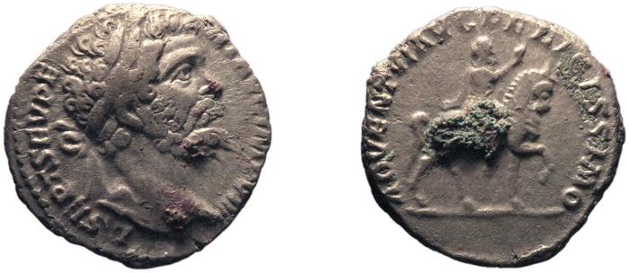RIC IV Septimius Severus 74, реверс, bm