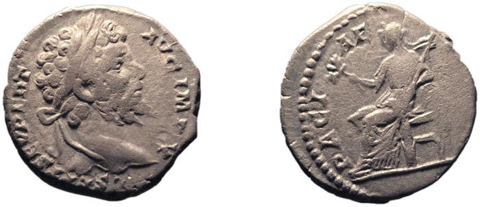 RIC IV Septimius Severus 118, реверс, bm