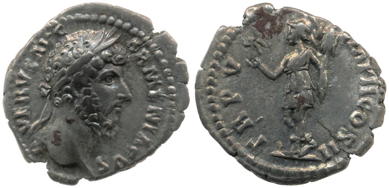 RIC III Marcus Aurelius 537, аверс, bm