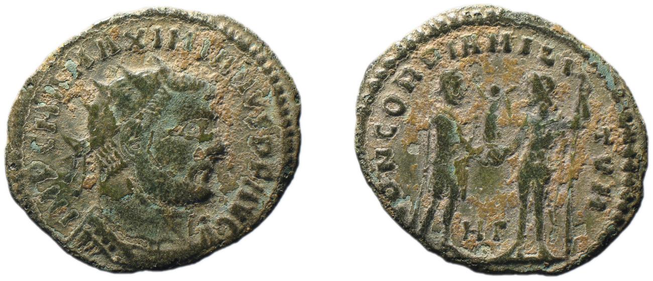RIC VI Heraclea 14, аверс, bm