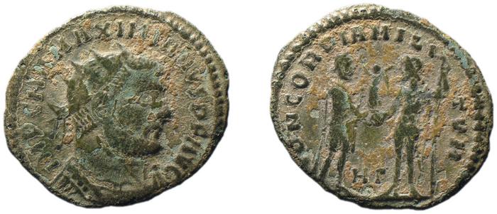 RIC VI Heraclea 14, реверс, bm