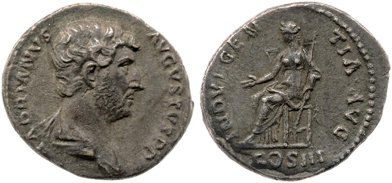 obverse RIC II, Part 3 (second edition) Hadrian 953