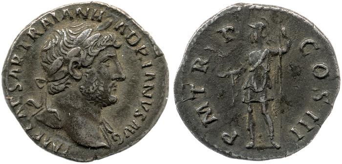 RIC II, Part 3 (second edition) Hadrian 597, реверс, Британский музей