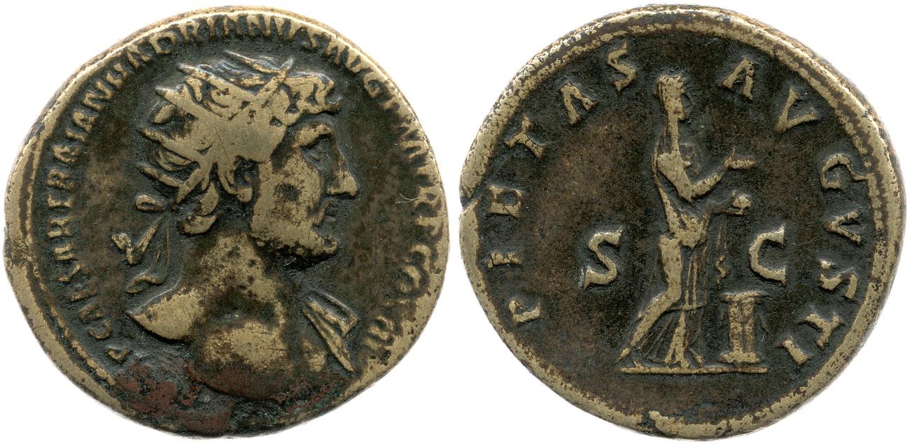 аверс RIC II, Part 3 (second edition) Hadrian 476