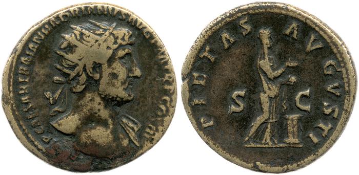 реверс RIC II, Part 3 (second edition) Hadrian 476