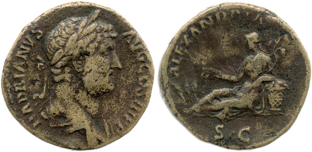 RIC II, Part 3 (second edition) Hadrian 1627, аверс, Британский музей