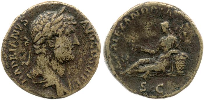 RIC II, Part 3 (second edition) Hadrian 1627, реверс, Британский музей