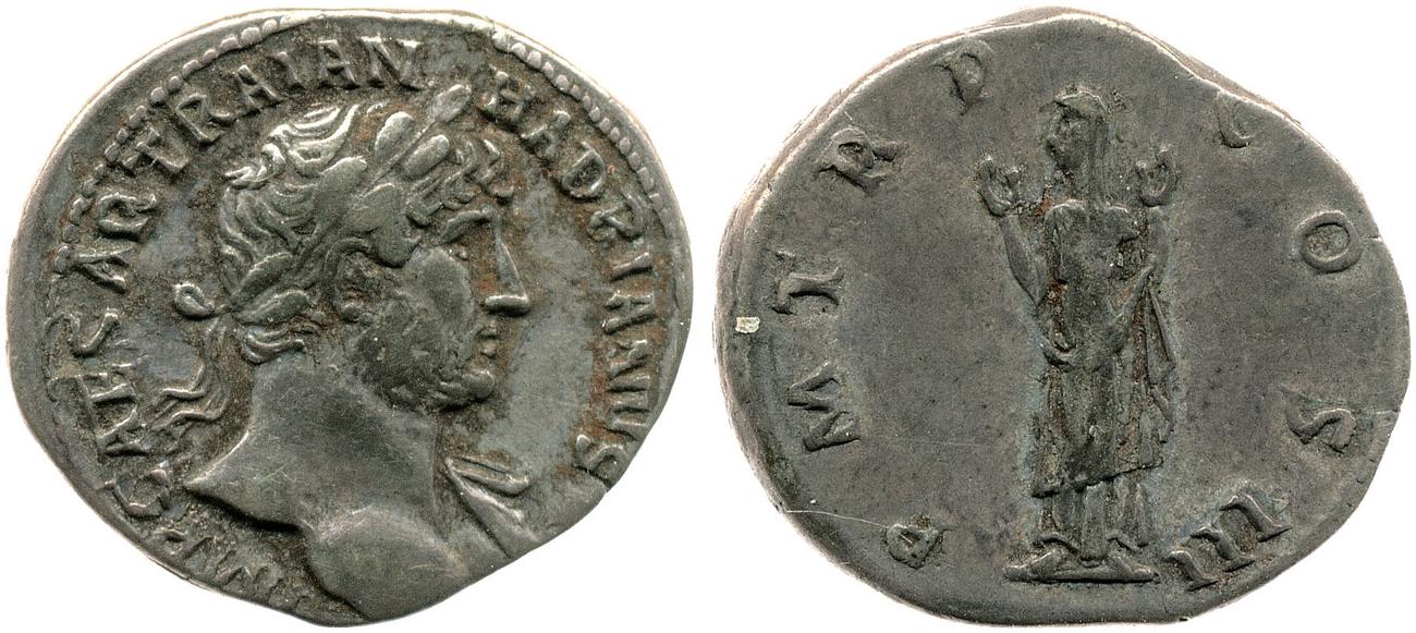 RIC II, Part 3 (second edition) Hadrian 229, аверс, bm
