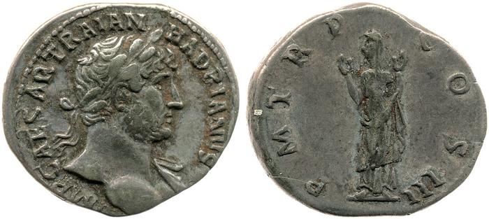 RIC II, Part 3 (second edition) Hadrian 229, реверс, bm