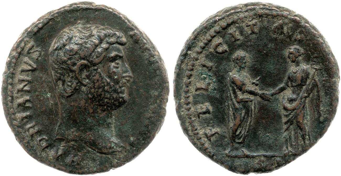 obverse RIC II, Part 3 (second edition) Hadrian 2090